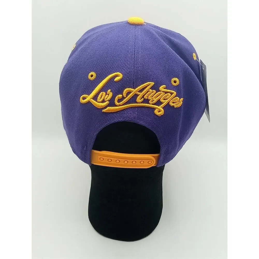 Los Angeles Basketball Lakers Premium Snapback Cap